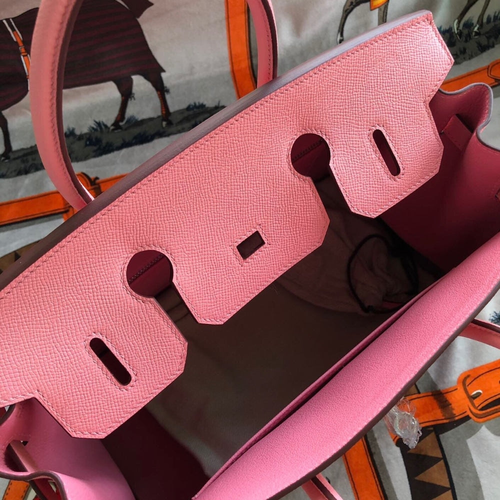 Hermes Birkin 25 Bag Epsom Rose Dete 25cm