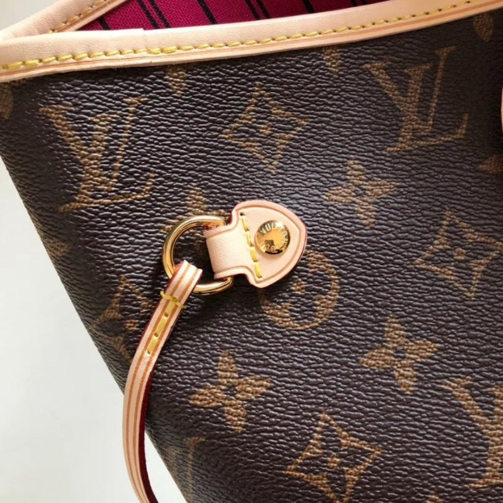 Louis Vuitton Neverfull MM Bag Pivoine Pink 31cm M41178