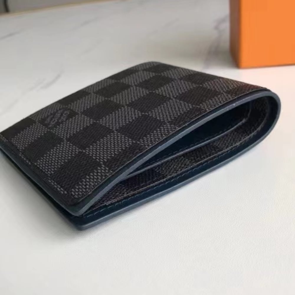 Louis Vuitton Multiple Wallet Navy Blue 11cm N63260