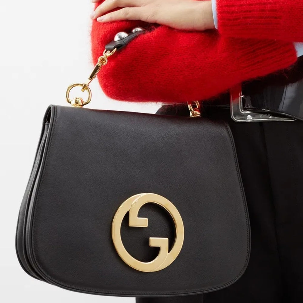 Mirror Quality – Gucci Blondie Medium Bag Black 29Cm 699210 UXXAG 1064