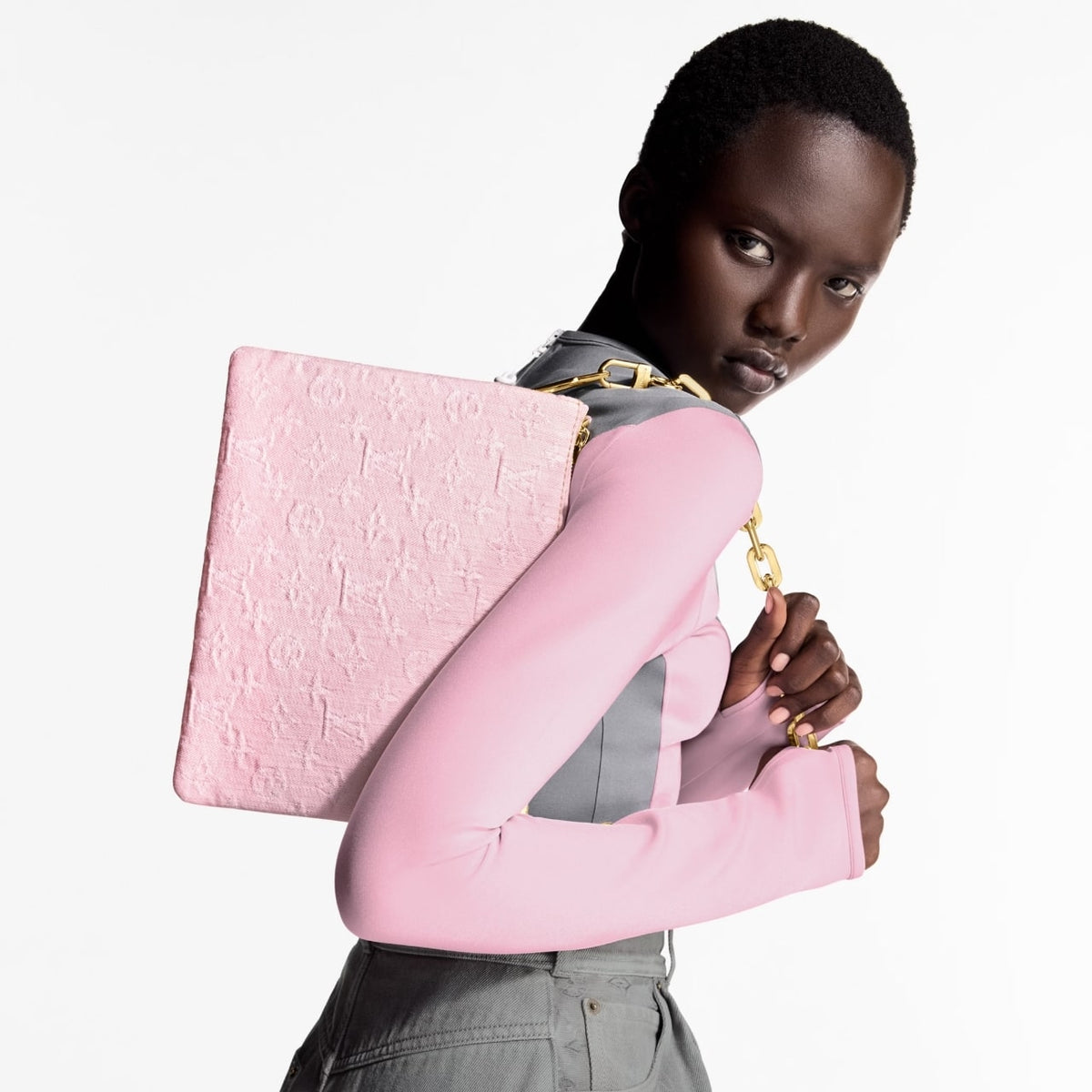 Louis Vuitton Coussin PM Bag Washed Pink 26Cm M13313