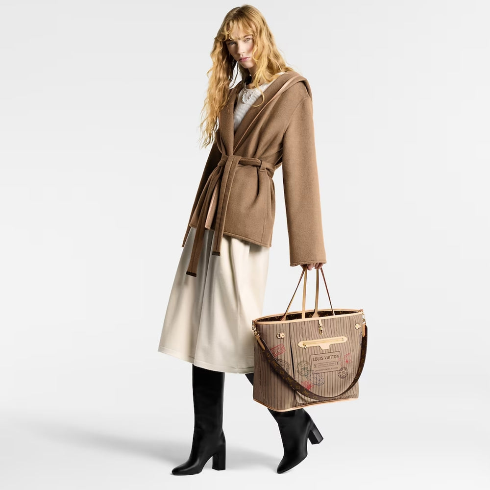 Mirror Quality – Louis Vuitton Neverfull Bandoulière Inside Out GM Bag Beige 39Cm M11948