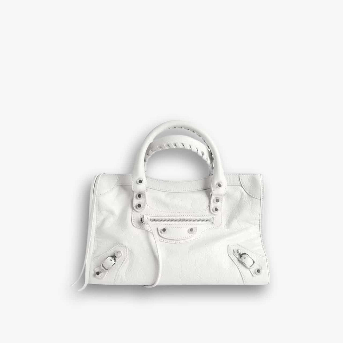 Balenciaga Le City Small Bag in Optic White 8114422AA9S9104 30cm