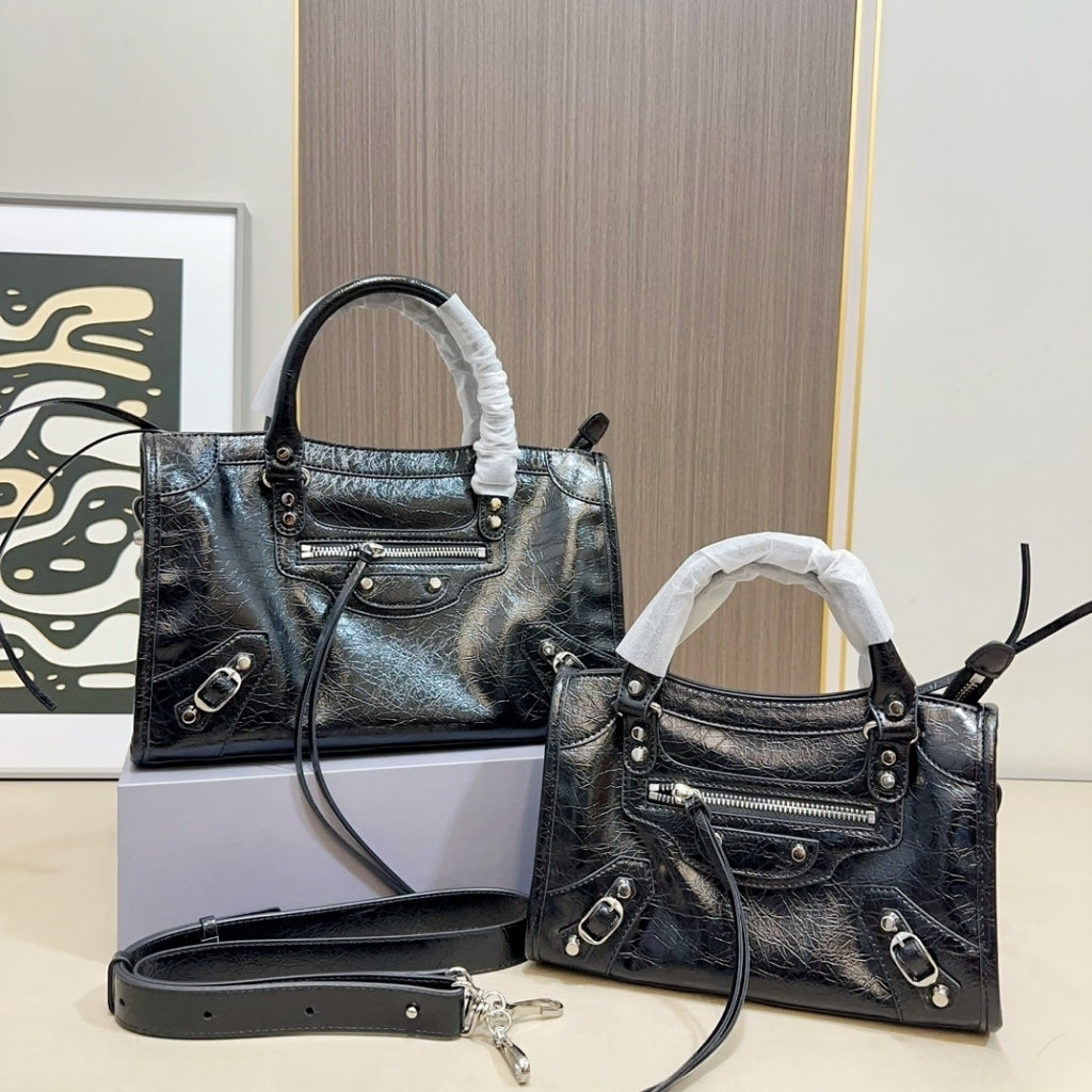 Balenciaga Le City Bag Mini In Black 24cm 8063952ABEK1000