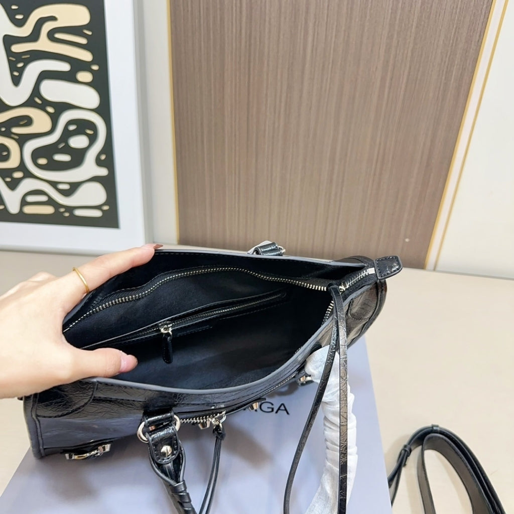 Balenciaga Le City Bag Mini In Black 24cm 8063952ABEK1000