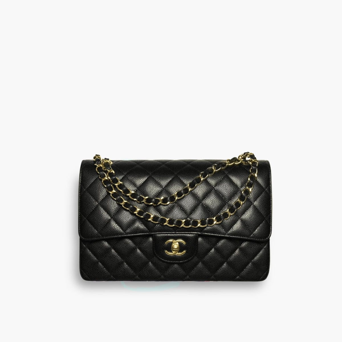 Chanel Classic Double Flap Bag Black 25cm A58600 Y01864 C3906