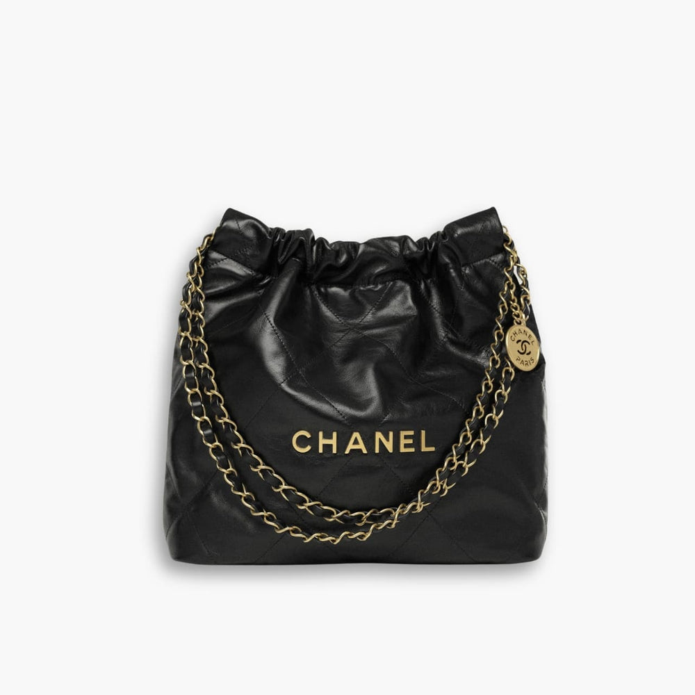 Chanel 22 Handbag Black 30cm AS3260 B08037 94305