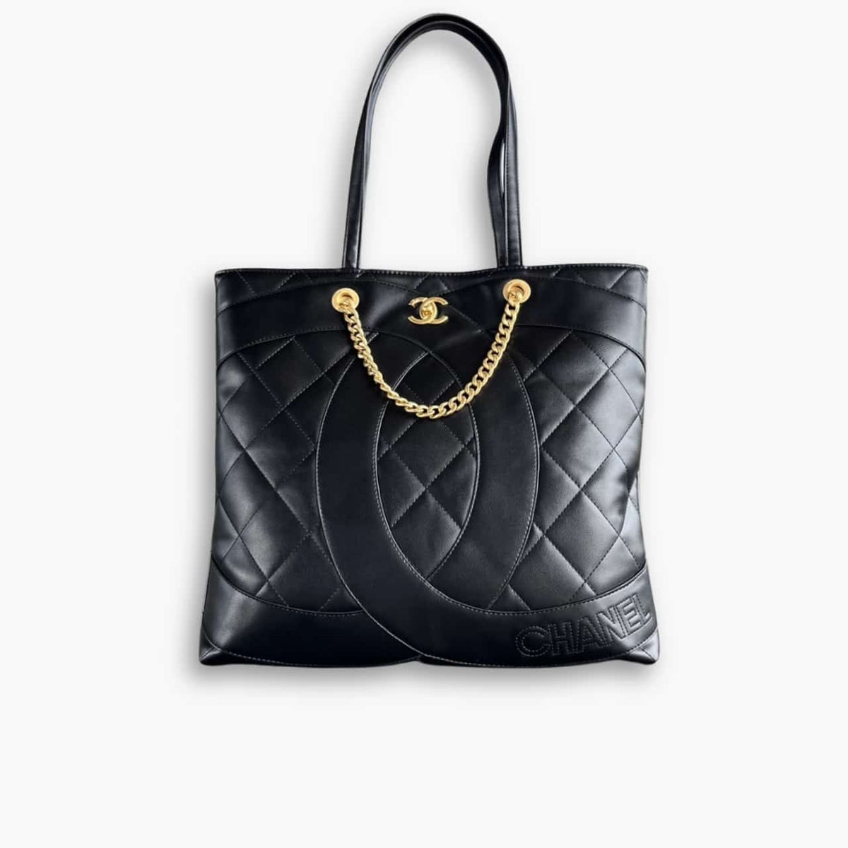 Chanel CC Shopping Bag Black 37cm