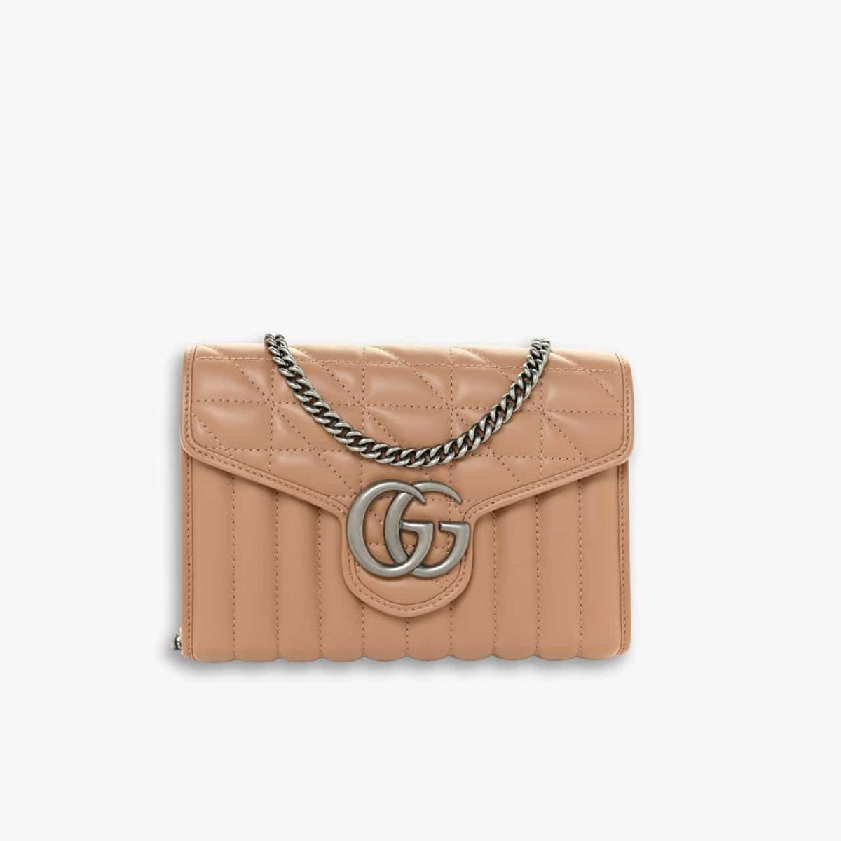Gucci Marmont Mini Matelasse Bag Beige 20cm