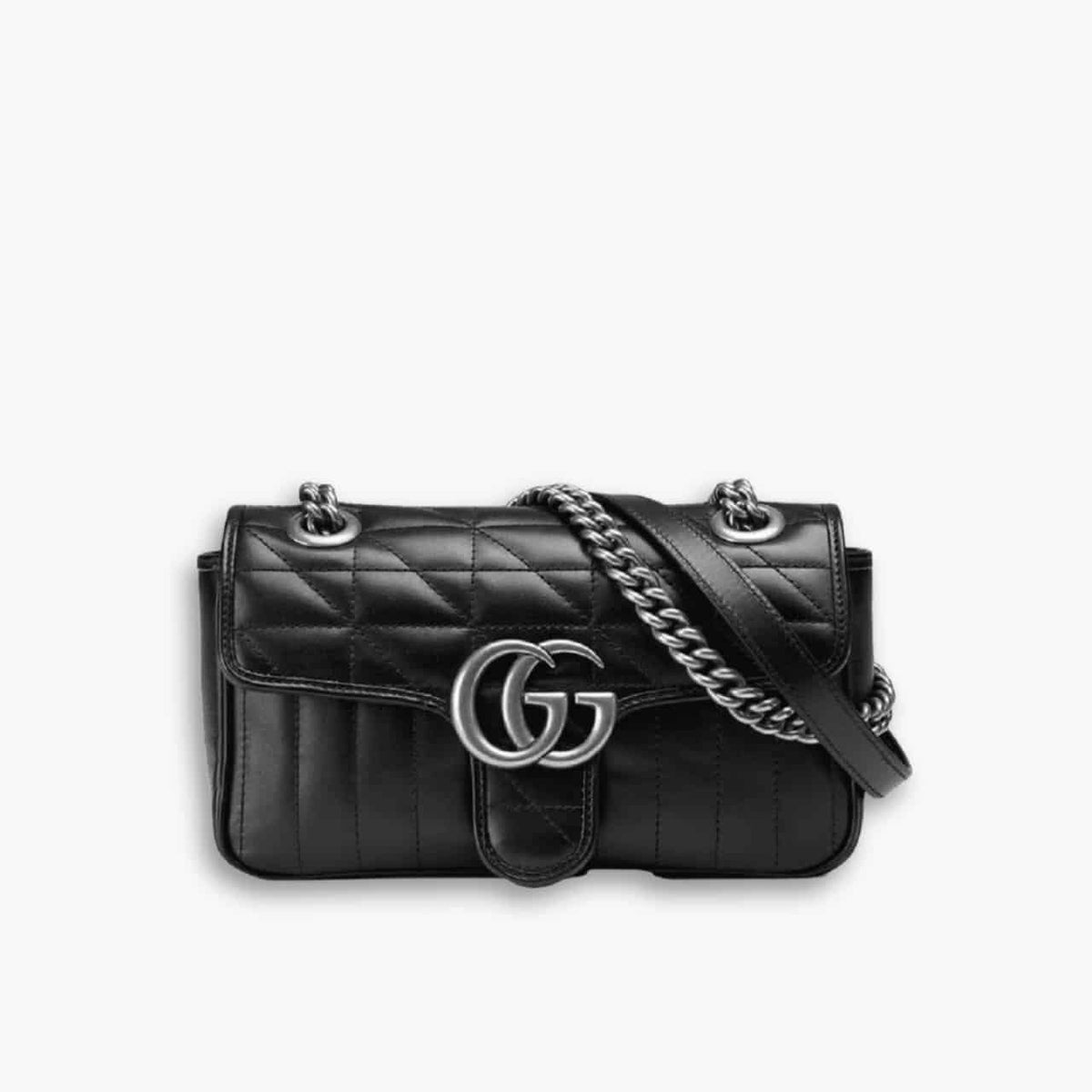 Gucci Marmont Mini Bag Black 23 cm 446744 UM8AN 1000