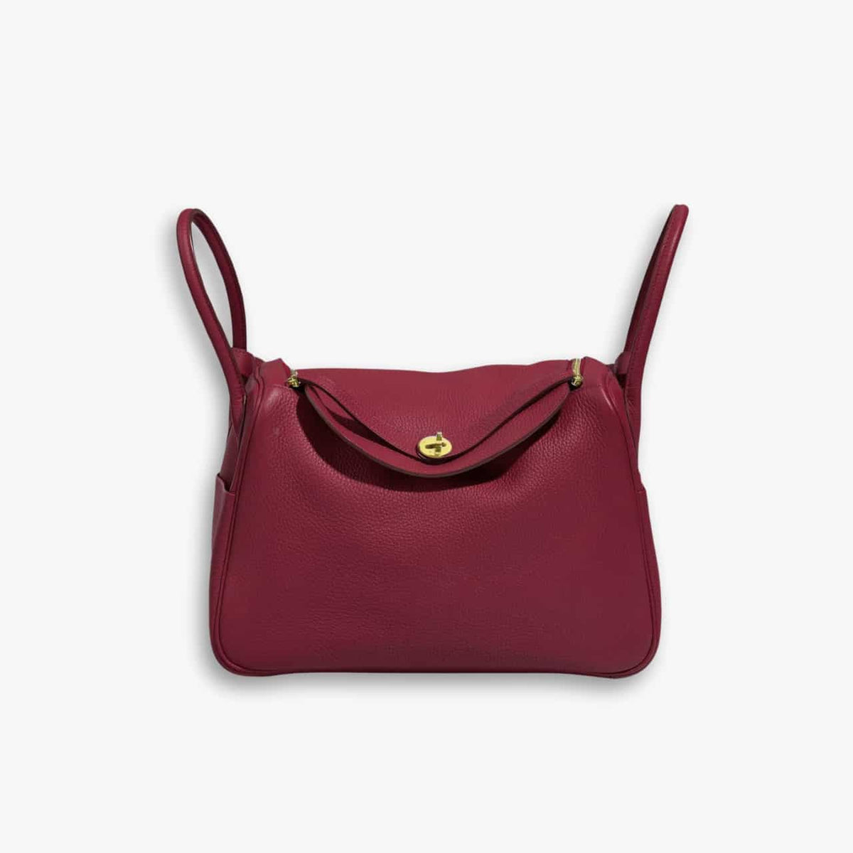 Hermes Kelly Retourne 25 Epsom Handbag Gold Hardware Black 25cm