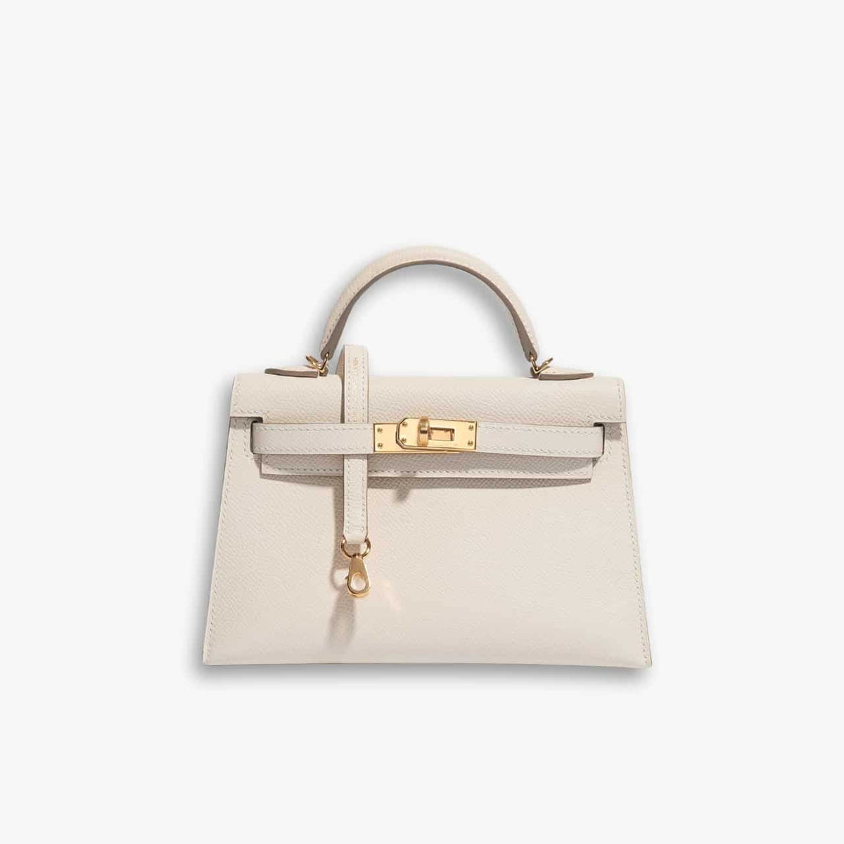 Hermes Kelly Mini Epsom Handbag Craie 20cm