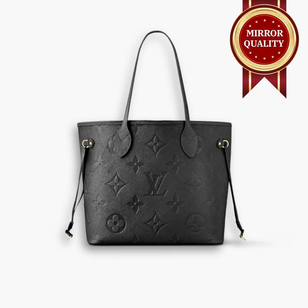 Mirror Quality – Louis Vuitton Neverfull MM Monogram Empreinte Black 31Cm M45685