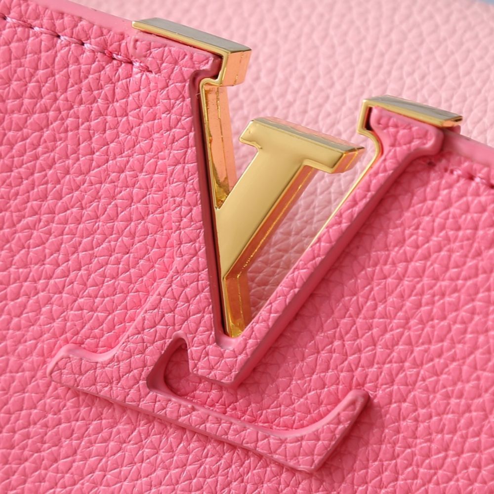 Louis Vuitton Capucines Mini Rose Chamallow Pink 21cm M22375