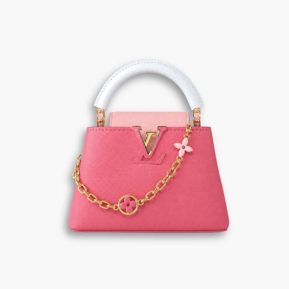 Louis Vuitton Capucines Mini Rose Chamallow Pink 21cm M22375