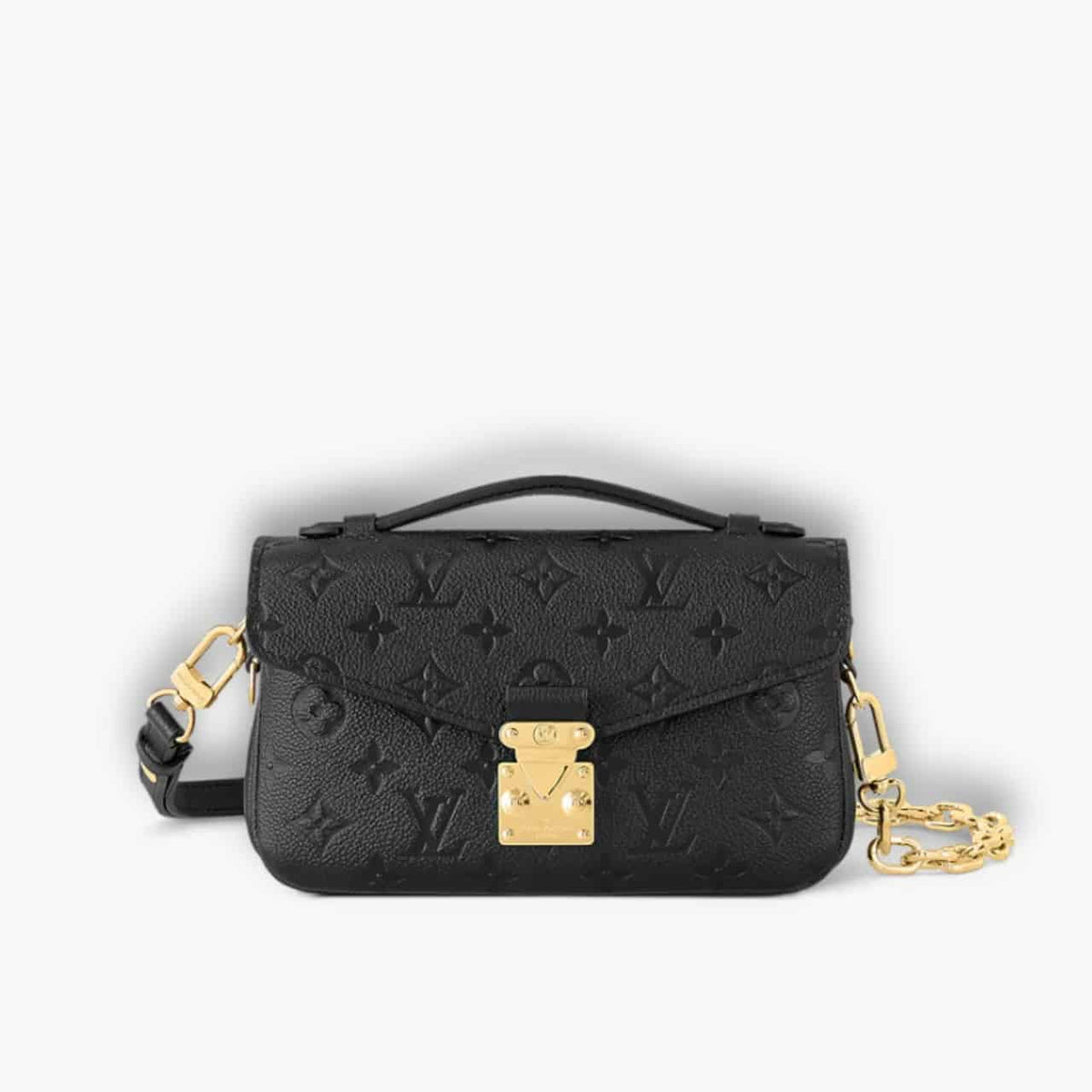 Louis Vuitton Pochette Métis East West Black 21cm M46595