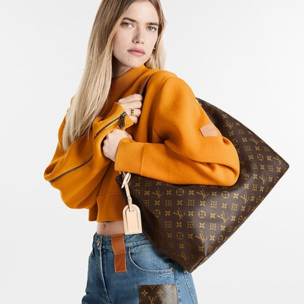Mirror Quality – Louis Vuitton Graceful MM Monogram Canvas Beige 41Cm M43704