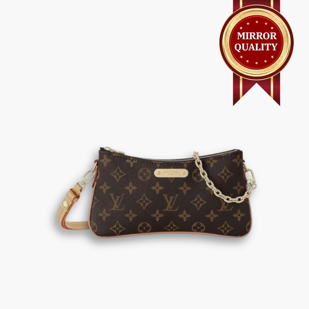 Mirror Quality – Louis Vuitton Pochette Liv Bag Monogram Brown 24Cm M83008