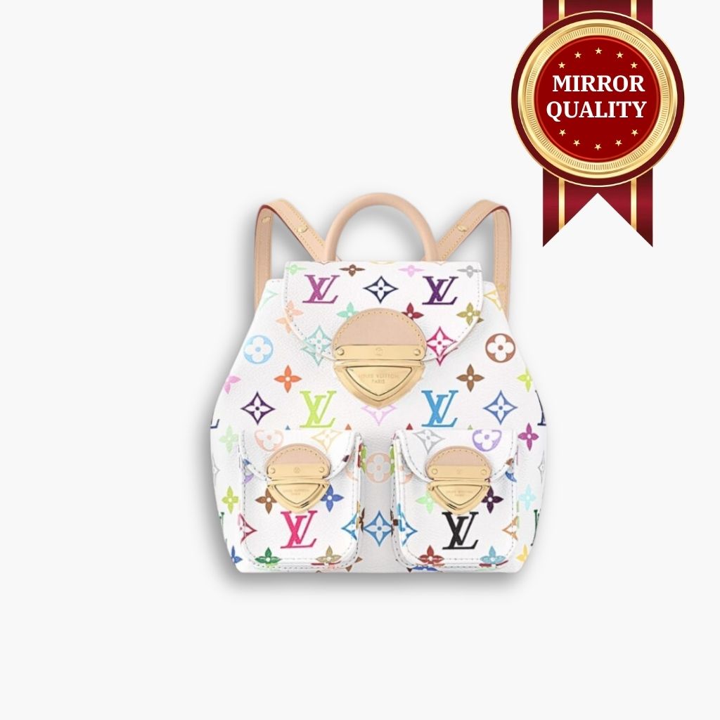 Mirror Quality – Louis Vuitton x Murakami Venice Backpack Multicolored White 20Cm M13081