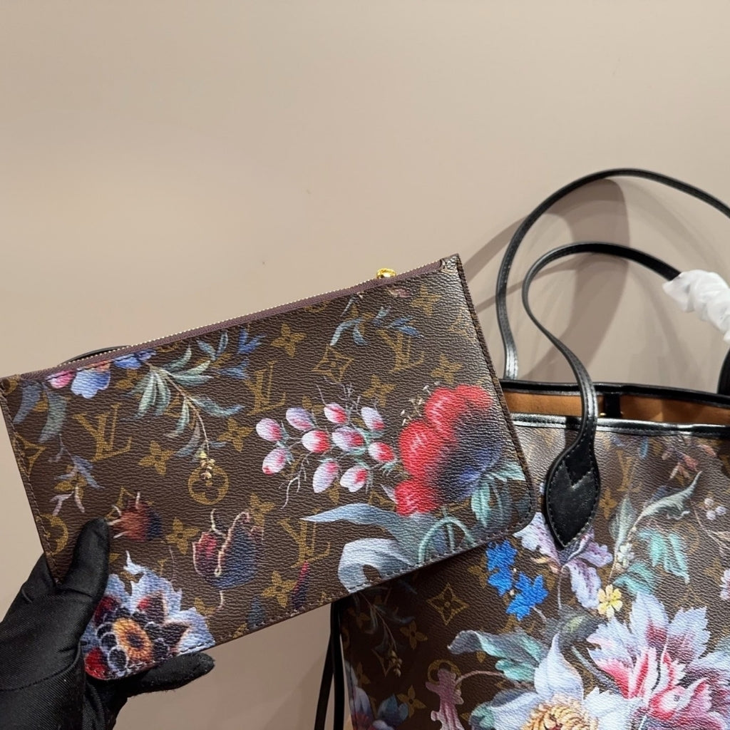 Louis Vuitton Neverfull MM Tote Bag Monogram Canvas Ebene 31cm M28918