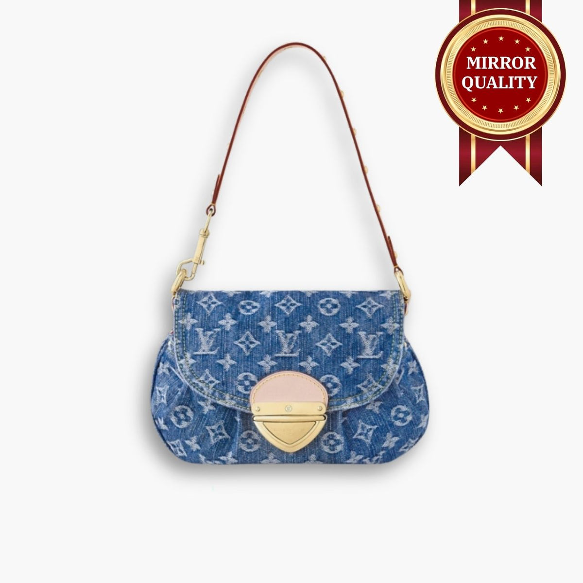 Mirror Quality – Louis Vuitton Sunset Monogram Blue Denim 27Cm M46829