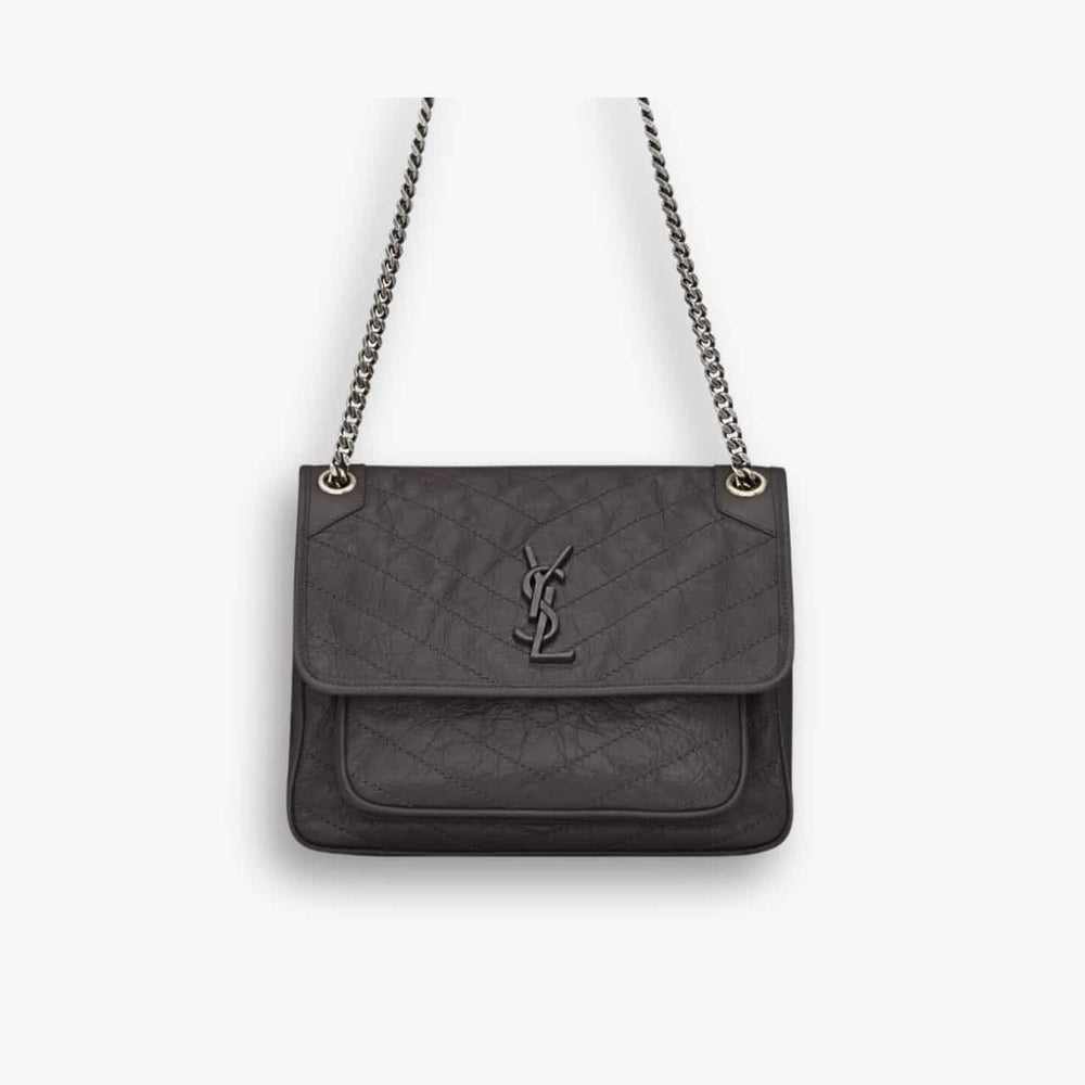 Saint Laurent Niki Medium In Vintage Storm 28Cm