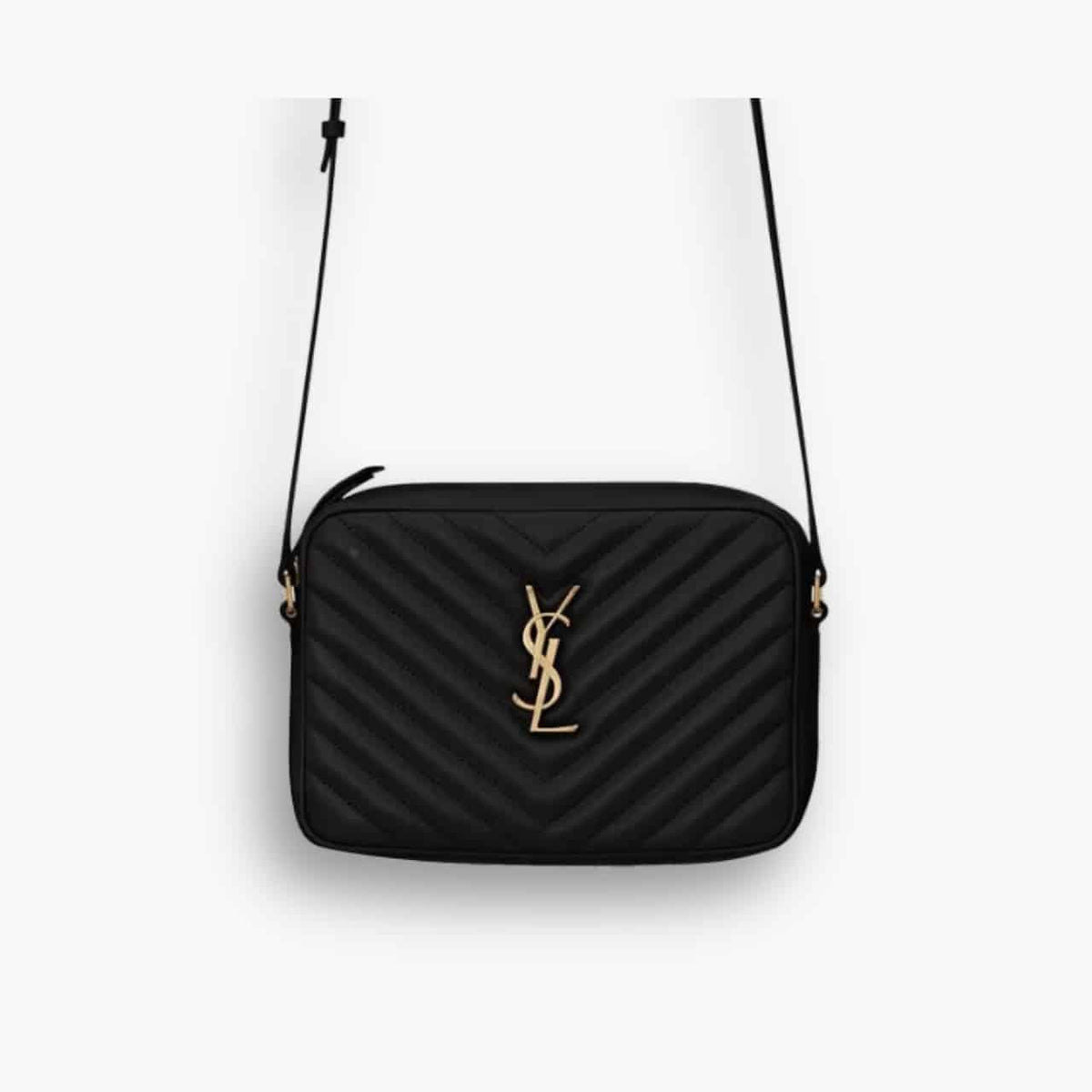 Saint Laurent Lou Camera Bag Black 23cm