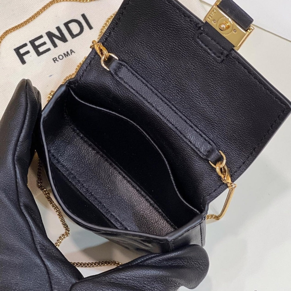 Fendi Baguette Bag Black 10cm 7AR844AAJDF0KUR