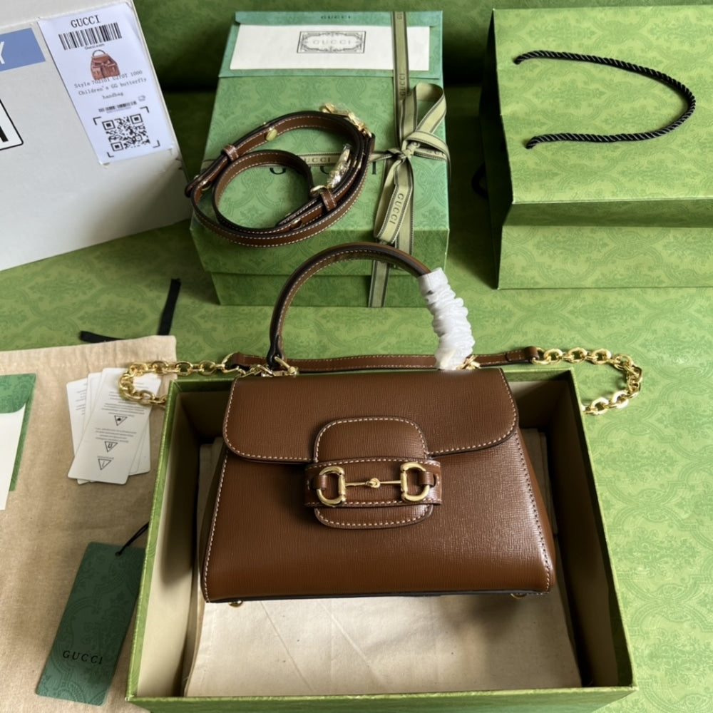 Gucci Horsebit 1955 Bag 22cm Brown 703848 AAA7G 2361