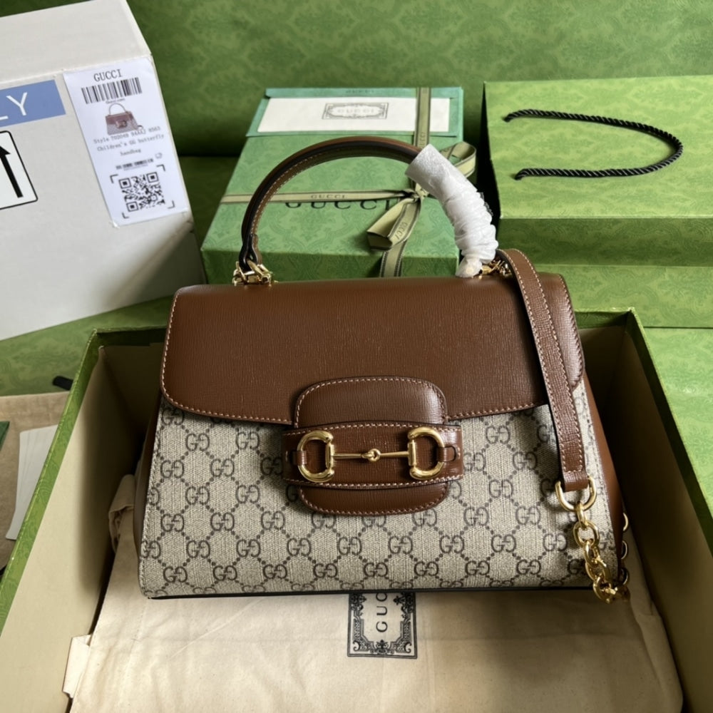 Gucci Horsebit 1955 Bag Ebony Brown 29cm 702049 9AAAJ 8563