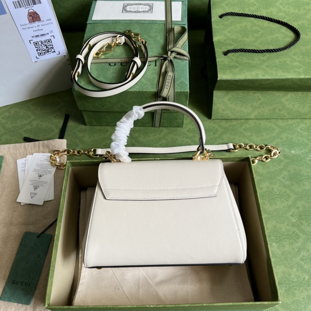 Gucci Horsebit 1955 Bag 22cm White ‎703848 AAA7G 9022