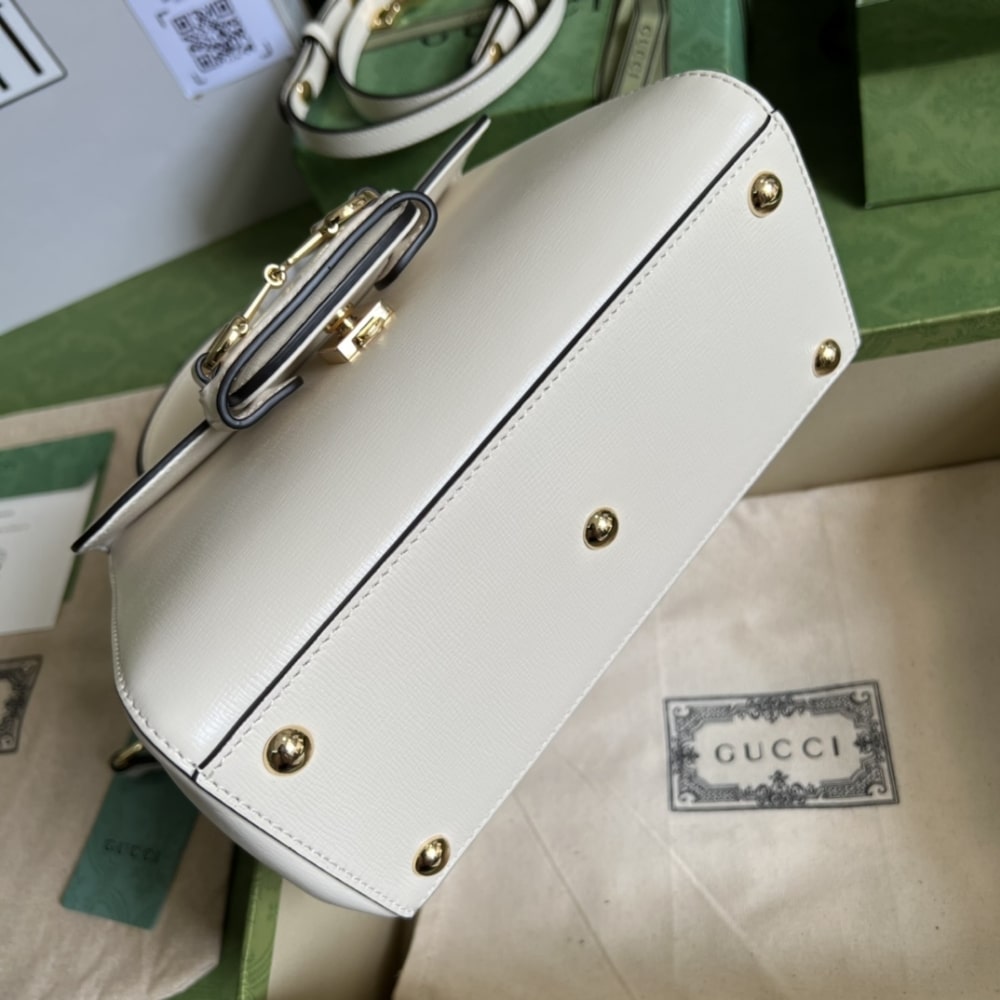 Gucci Horsebit 1955 Bag 22cm White ‎703848 AAA7G 9022