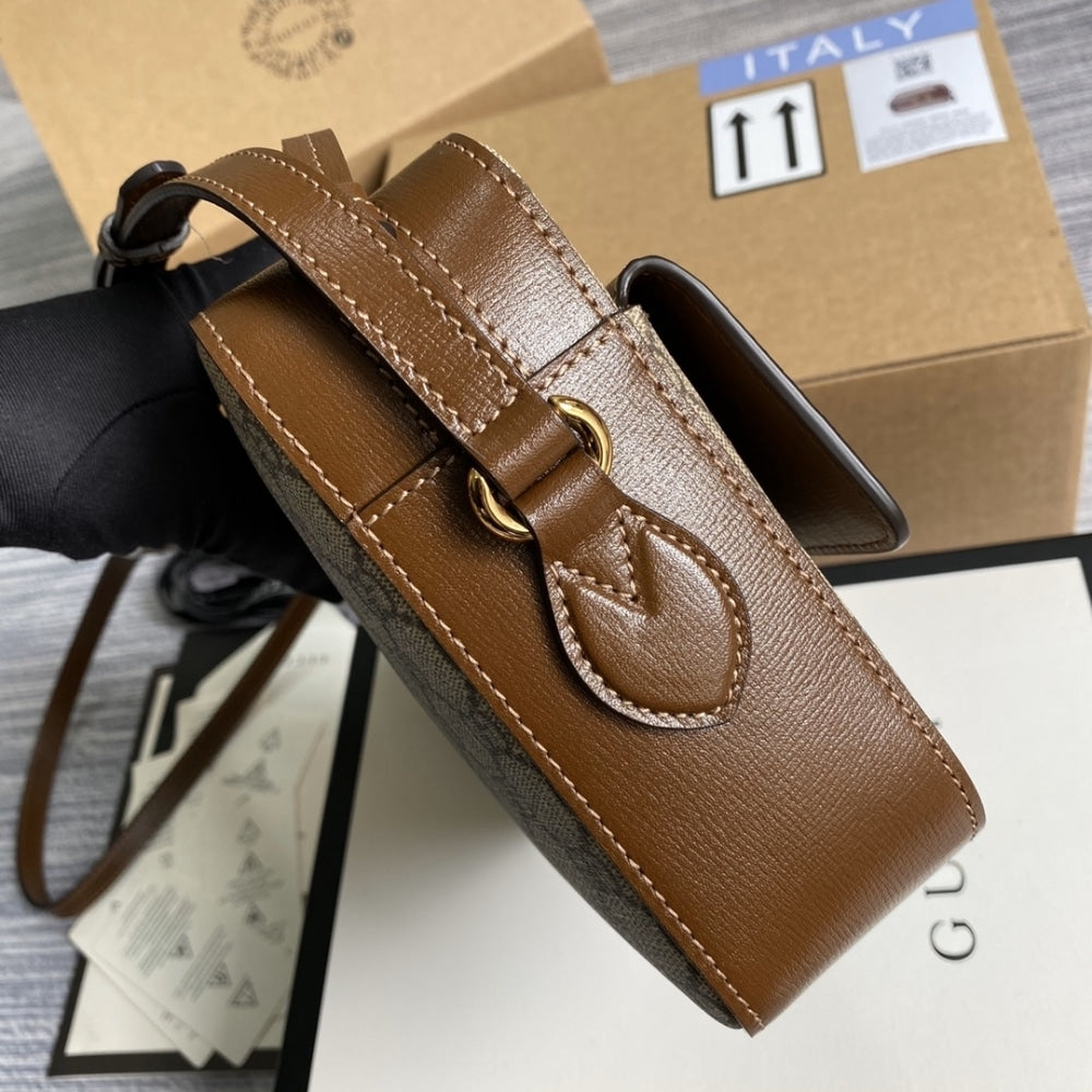 Gucci Horsebit 1955 Bag Brown 22.5cm 645454 92TCG 8563