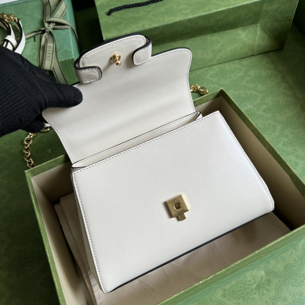 Gucci Horsebit 1955 Bag 22cm White ‎703848 AAA7G 9022