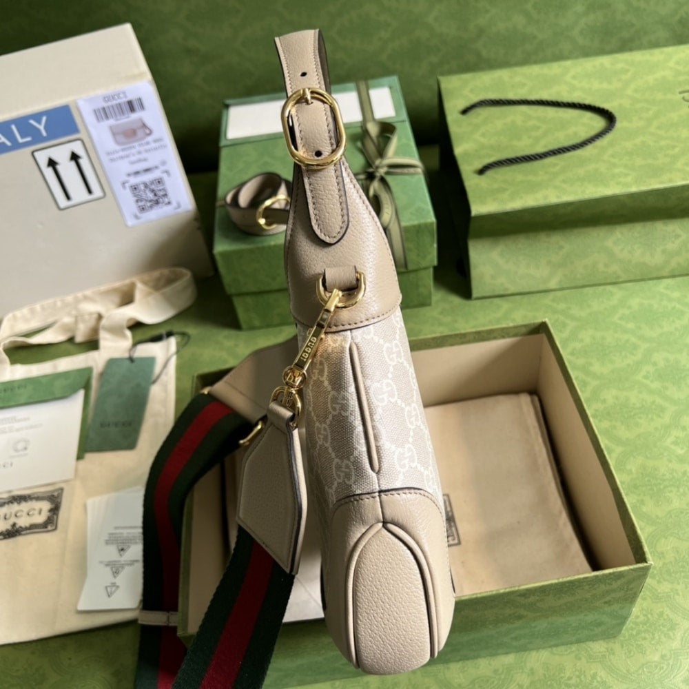 Gucci Jackie 1961 Small Bag Beige White 28 cm ‎678843 UULAG 9682