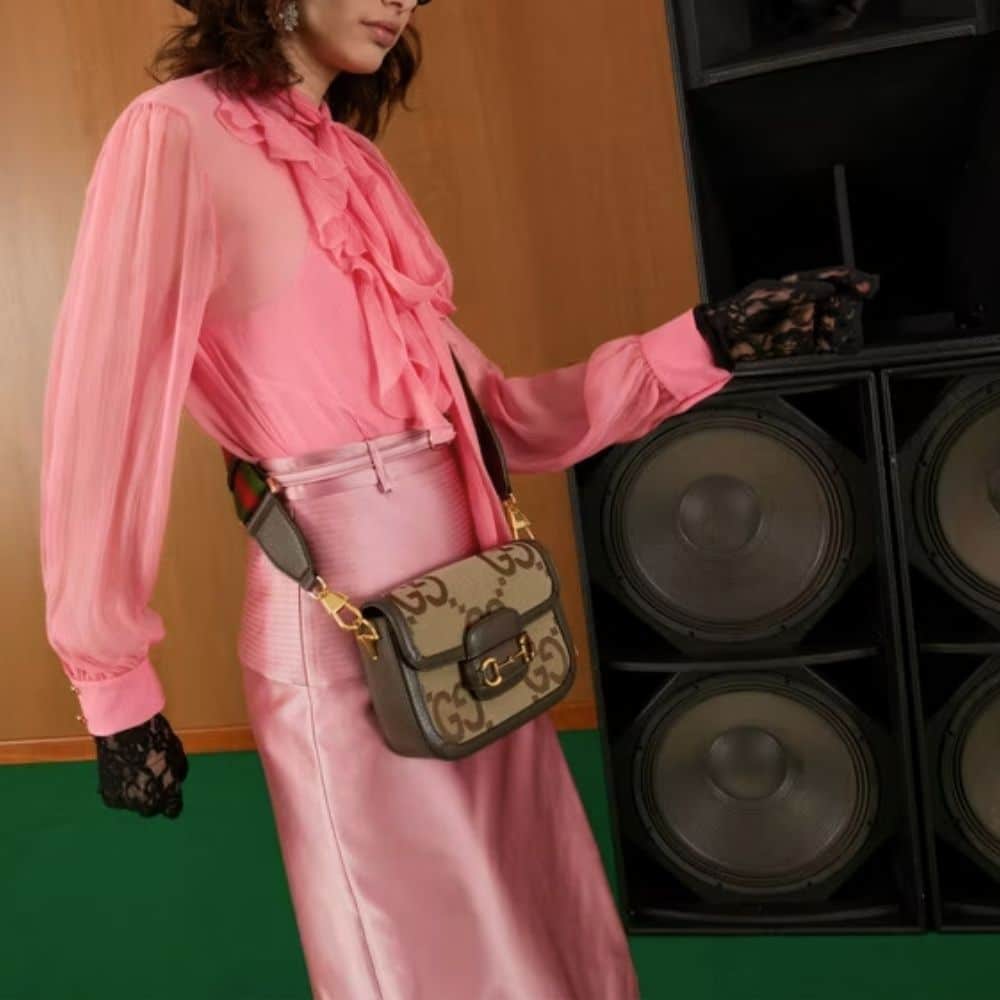Gucci Horsebit 1955 Mini Bag Brown 20.5cm  ‎658574 UKMDG 2570