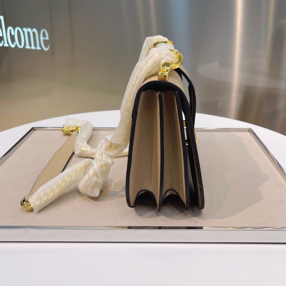 Prada Sidonie Saffiano Beige 24cm 1BD228 2AIX F0770