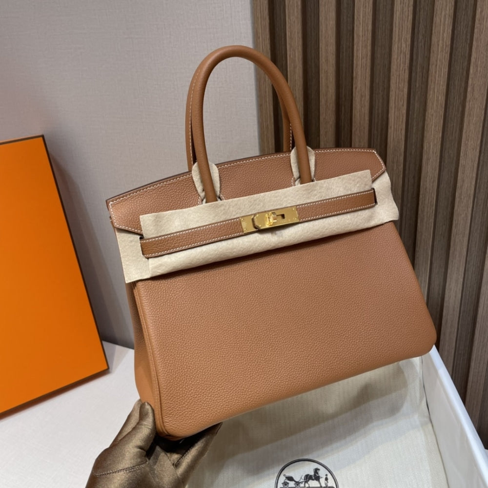 Hermès Birkin 30 Brown Gold Hardware