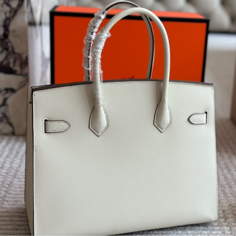 Hermes Birkin 30 Handbag White 30cm
