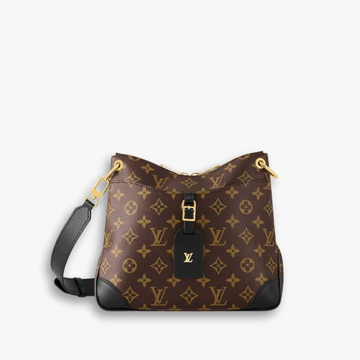 Louis Vuitton Monogram Odéon PM Bags Black 28cm M45353