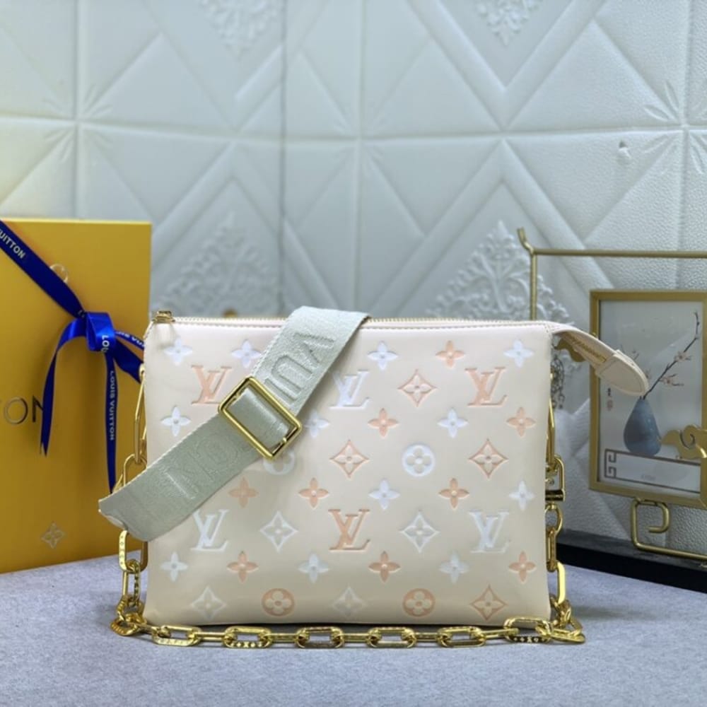 Louis Vuitton Coussin PM Beige Cream 26Cm M22398