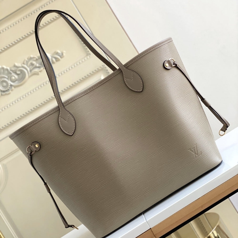 Louis Vuitton Epi Neverfull MM 32cm Galet Grey
