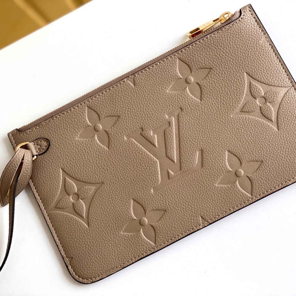 Louis Vuitton Neverfull MM Monogram Empreinte Turtledove Gray 31cm M45686