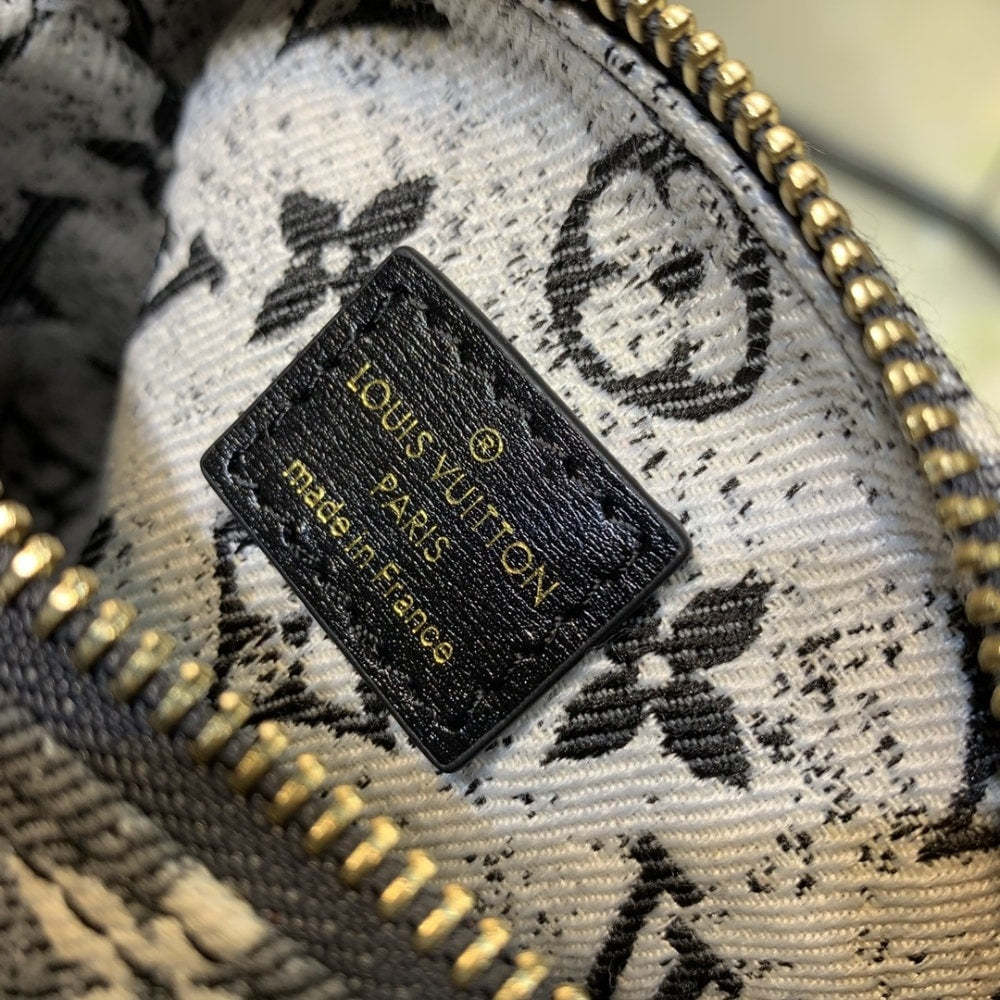 Louis Vuitton Nano Speedy Monogram in Denim 16cm
