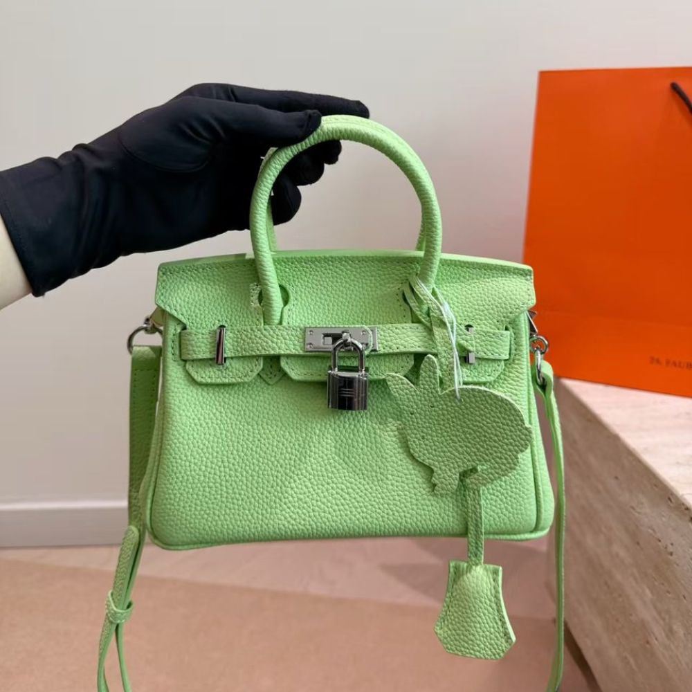 Hermès Birkin B25 Togo Grenat Green 20cm