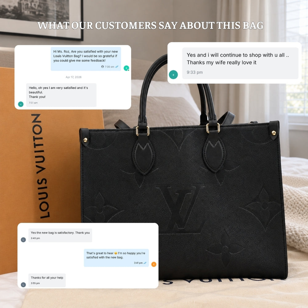 Louis Vuitton Onthego MM 35cm Black M45595