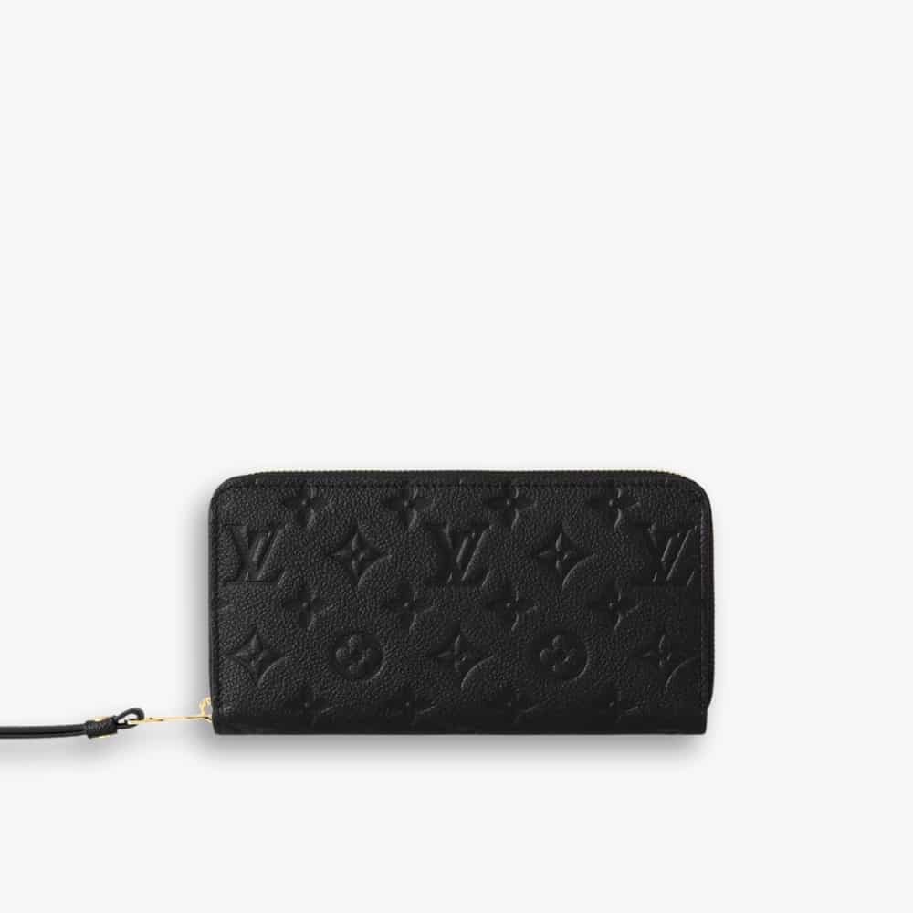 Louis Vuitton Zippy Wallet Monogram Black 19cm M61864