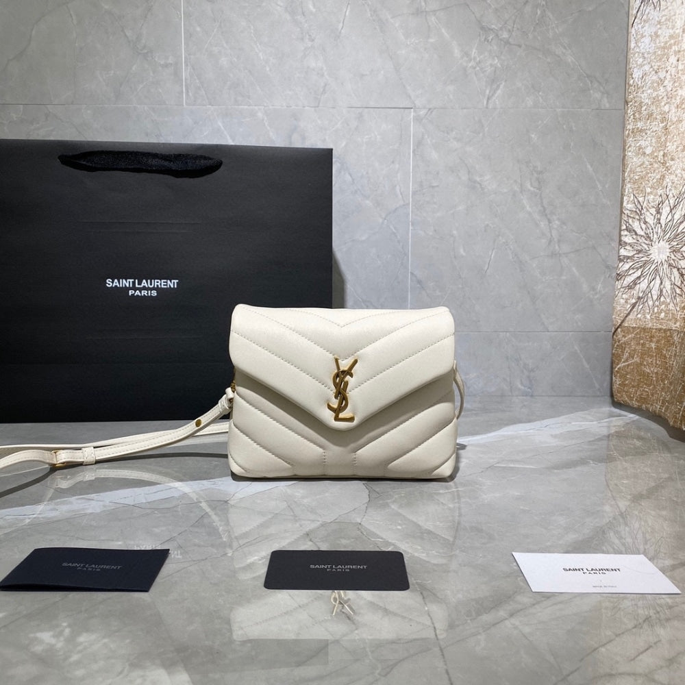 Saint Laurent Toy Loulou White 20cm 678401dv7079207