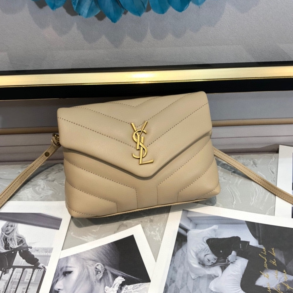 Saint Laurent Toy Loulou Beige 20Cm 678401DV7072721