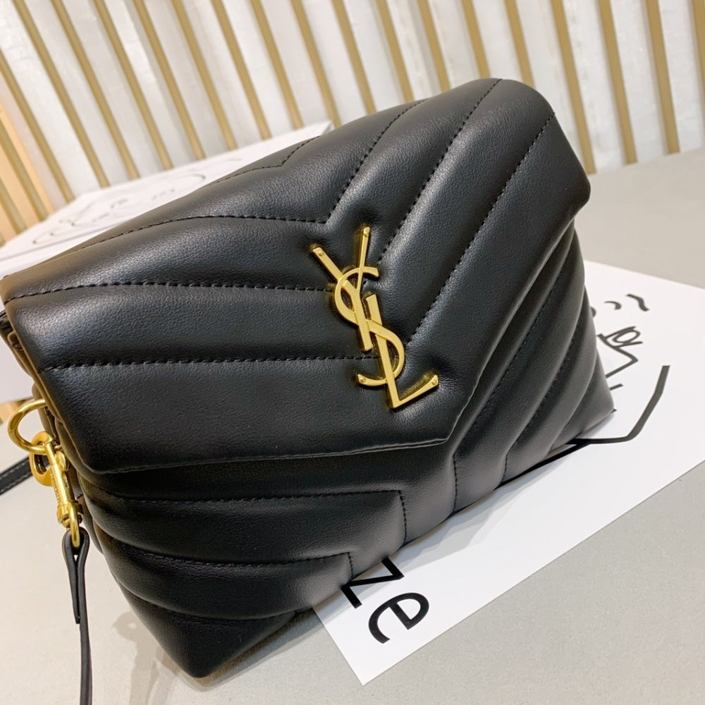 Saint Laurent Toy Loulou Black 20Cm 678401DV7071000